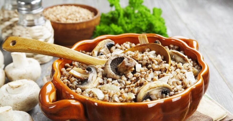mga matang sa buckwheat diets